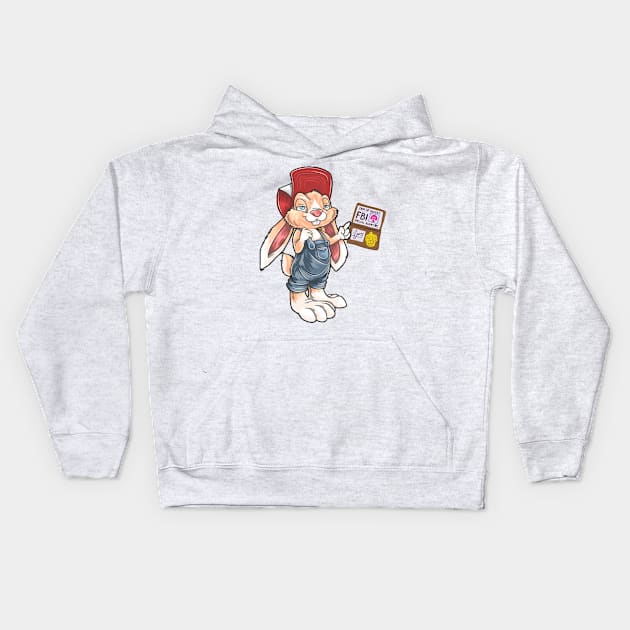 American agent rabbit Kids Hoodie by GAGO5